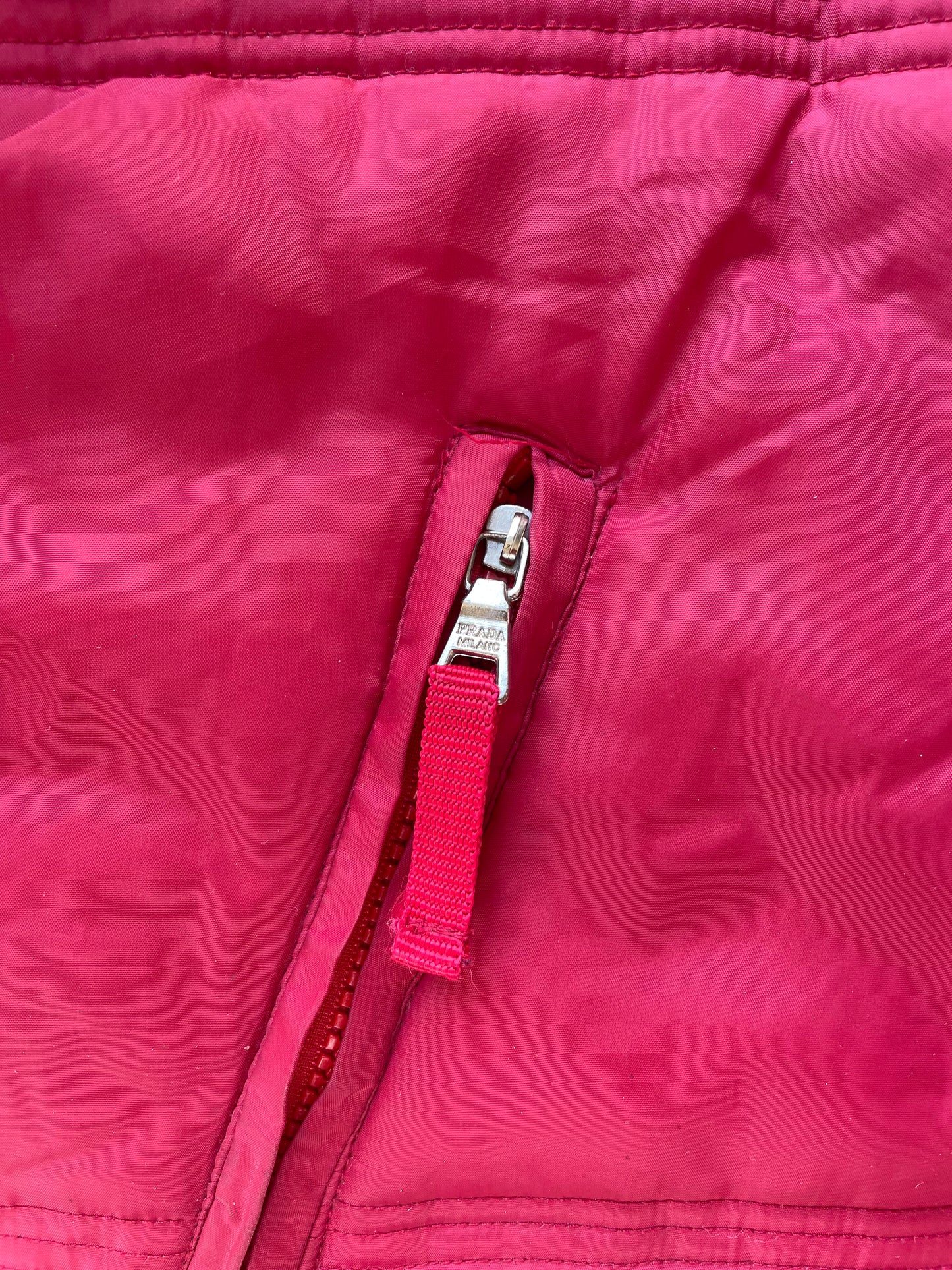 Prada RARE Red Jacket & Vest - L