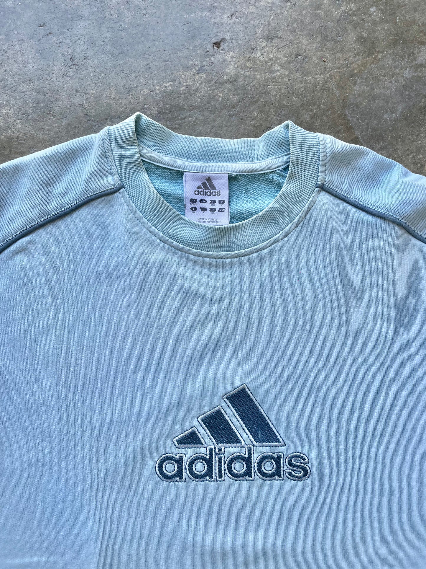 Adidas Vintage Big Logo Crewneck - L
