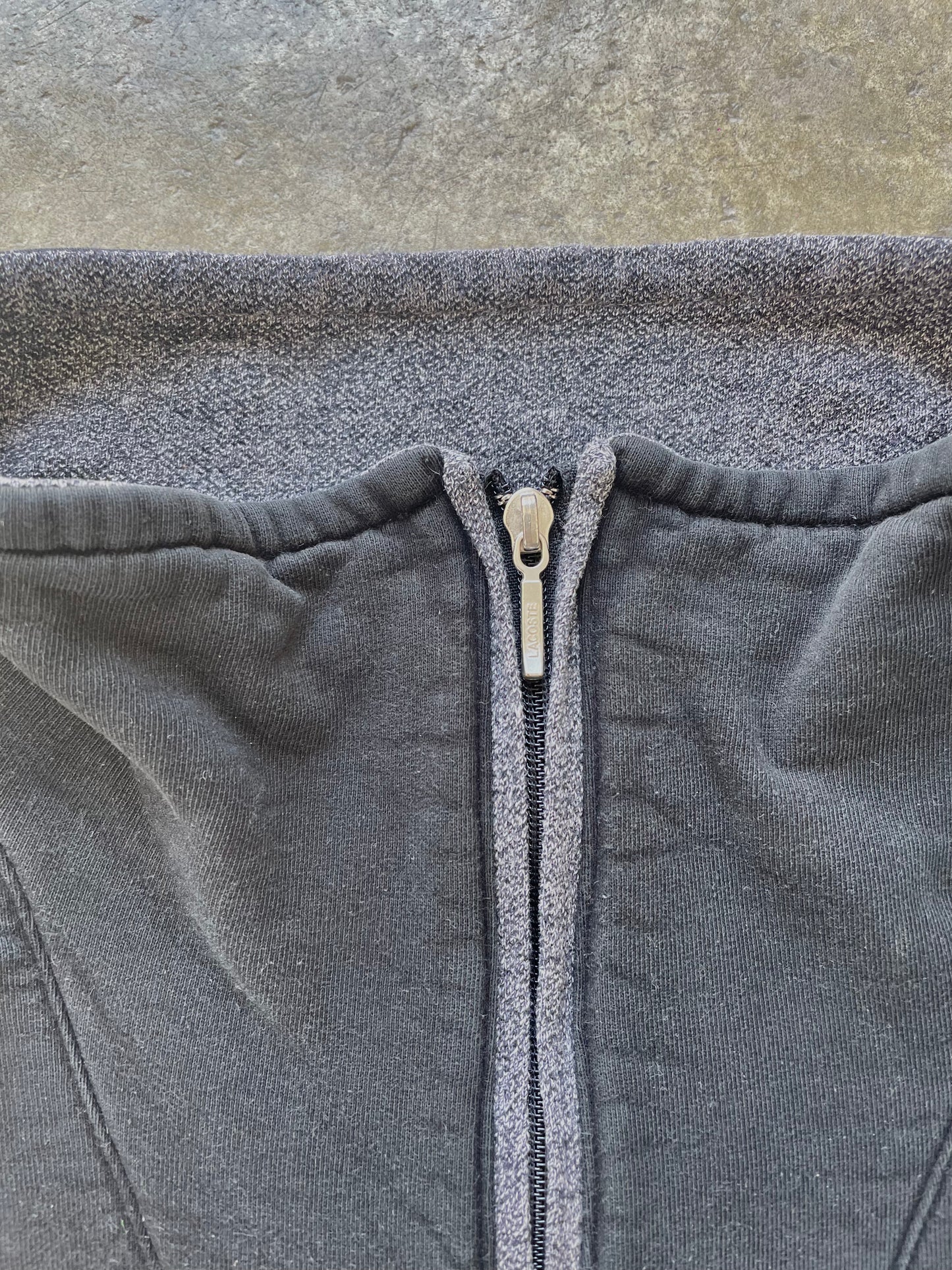 Lacoste Vintage Black Quarter Zip - L