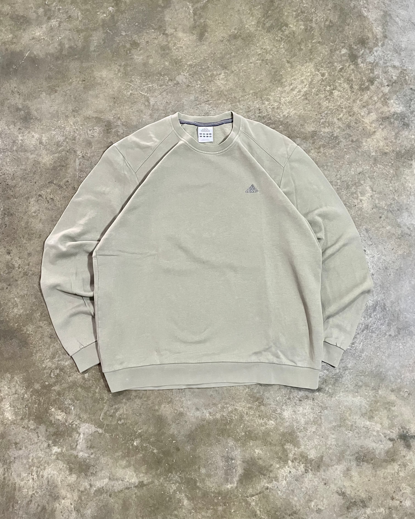 Adidas Vintage Olive Green Crewneck - L