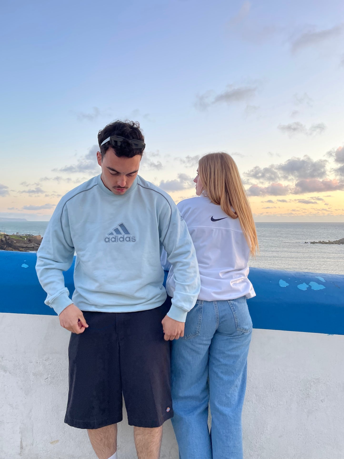 Adidas Vintage Big Logo Crewneck - L