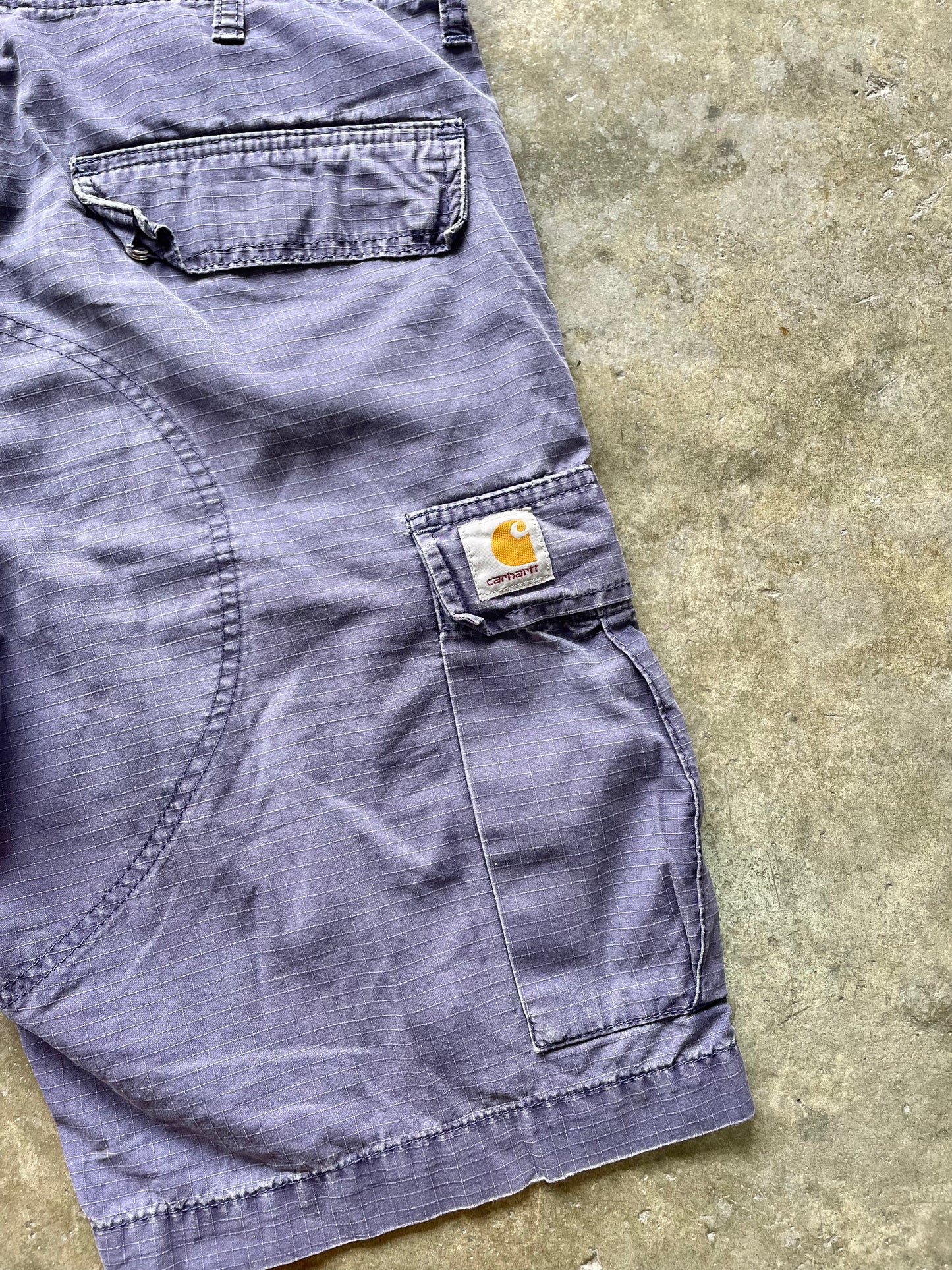 Carhartt Cargo Navy Blue Jorts - 42