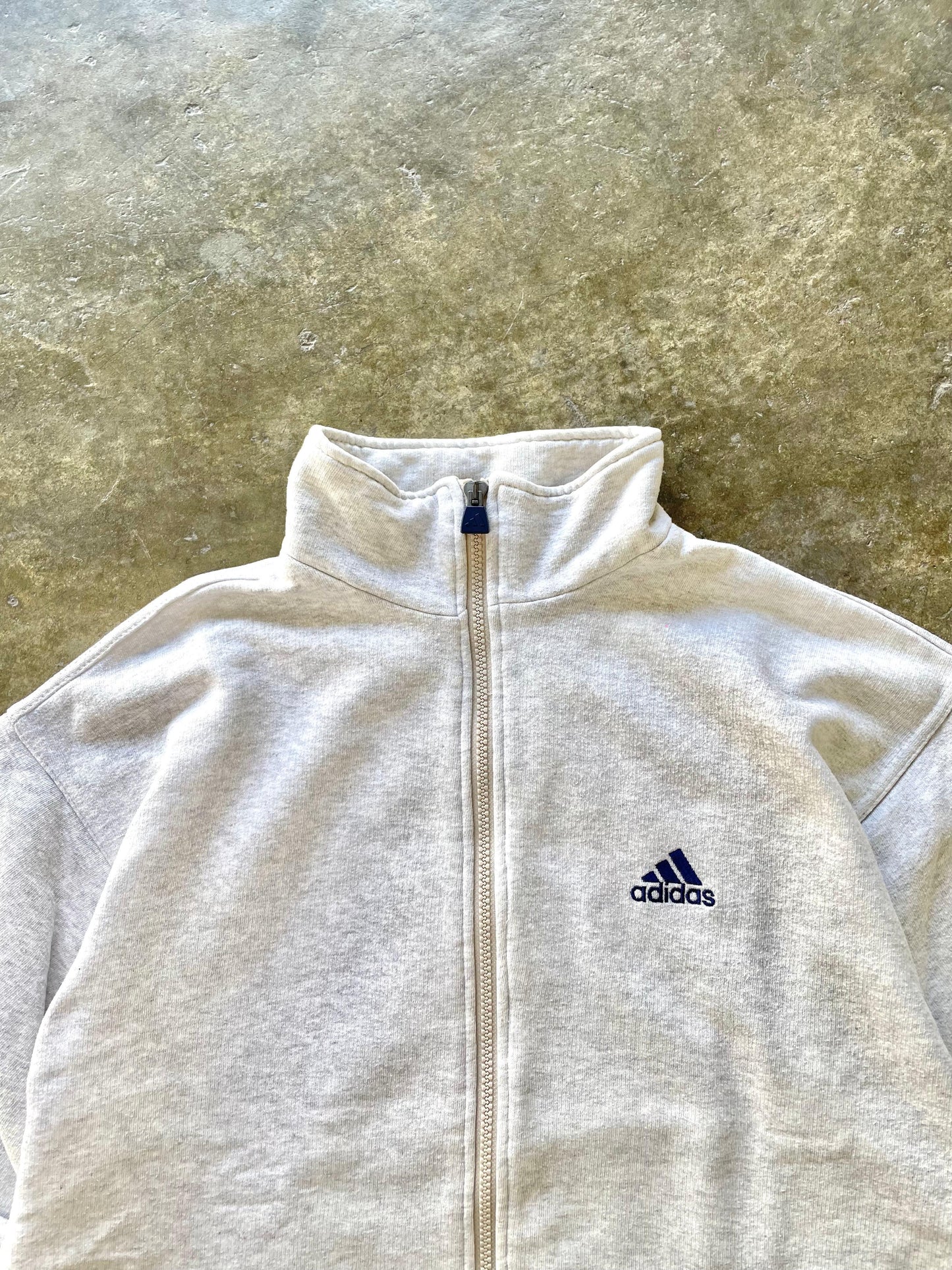 Adidas Classic Grey Zipper - M