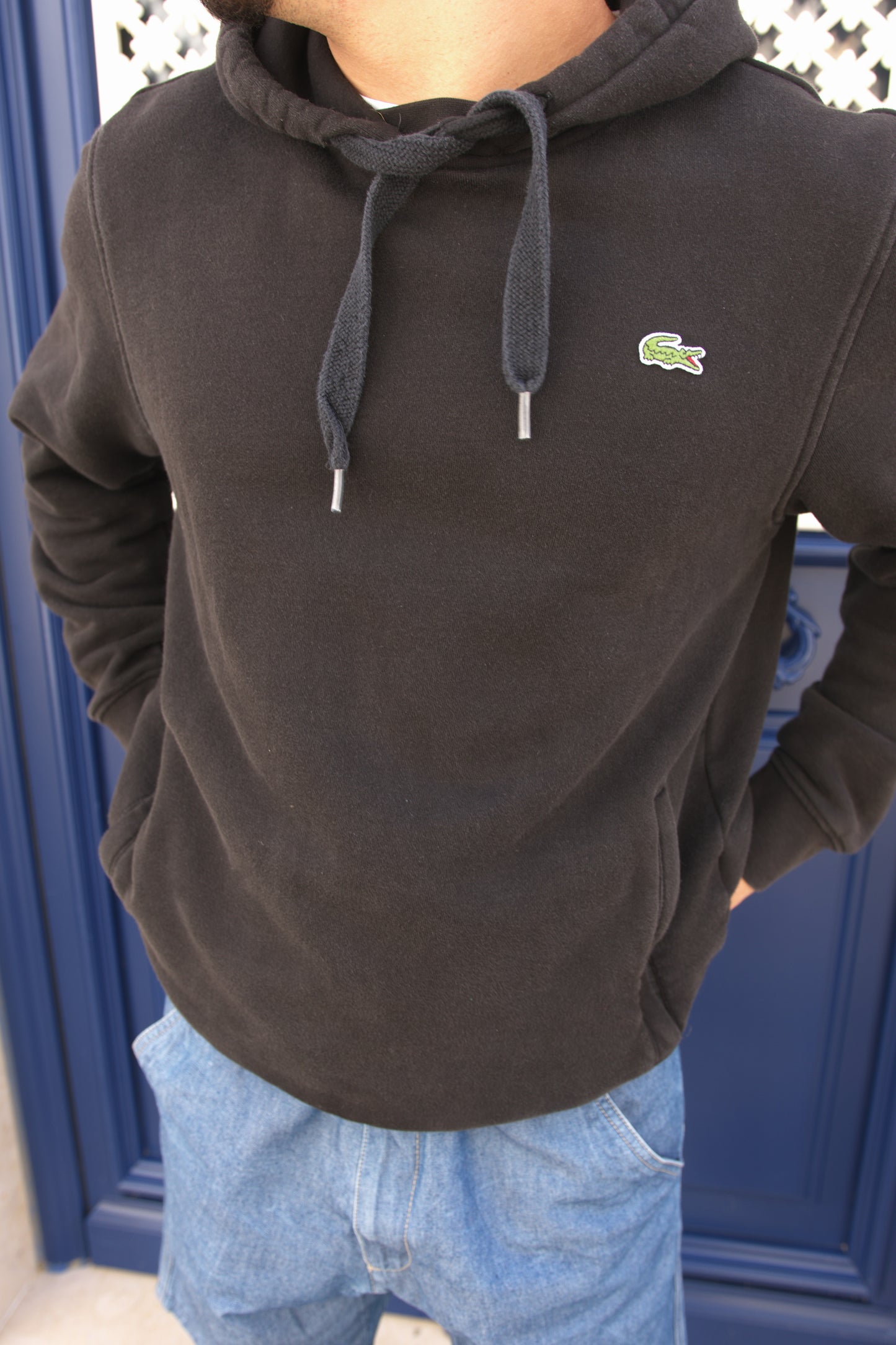 Lacoste Sport Classic Black Sweatshirt - M