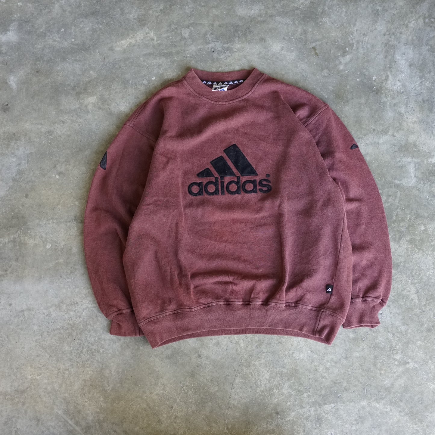 Vintage Adidas Big Logo Crewneck - L