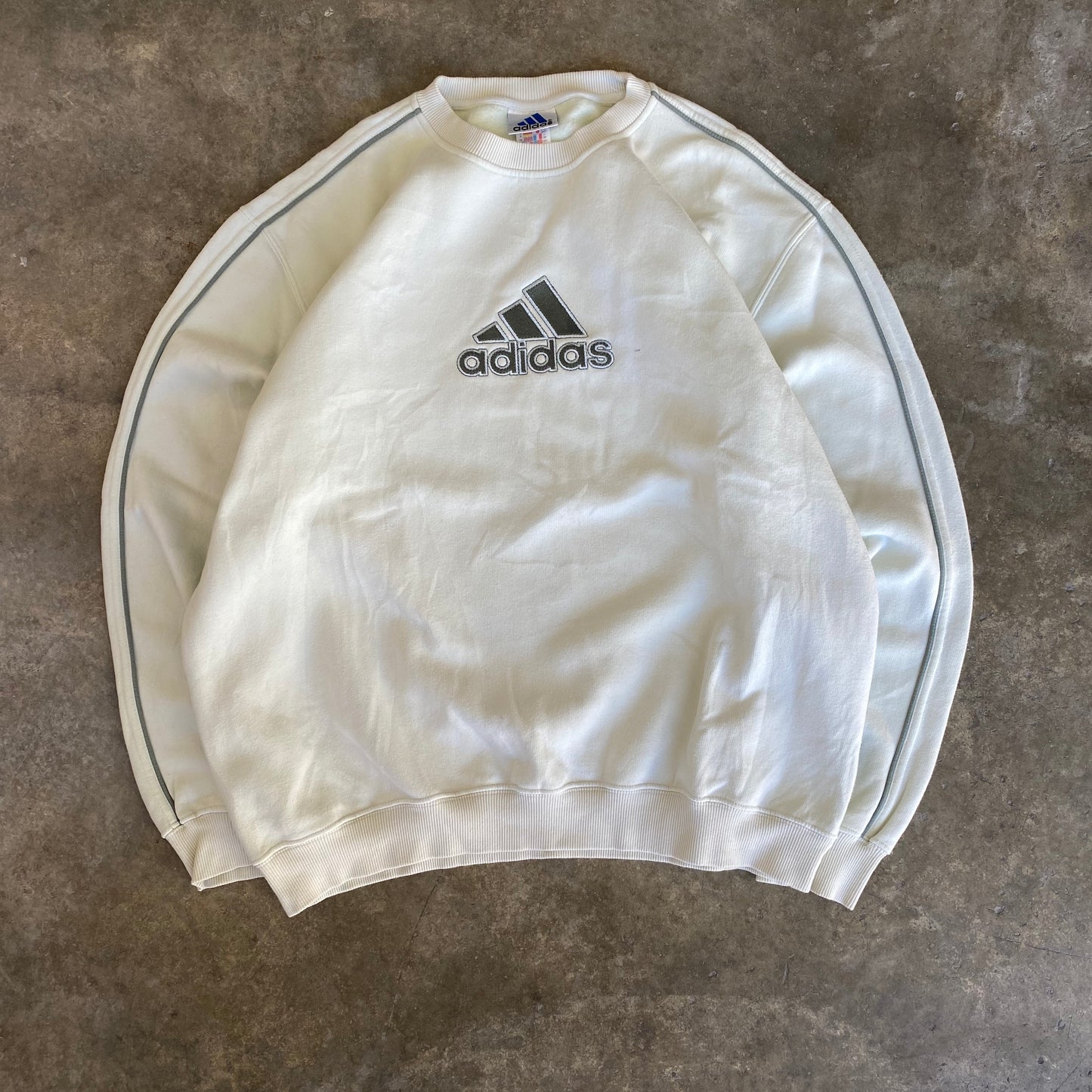 Vintage Adidas Big Logo Crewneck - L