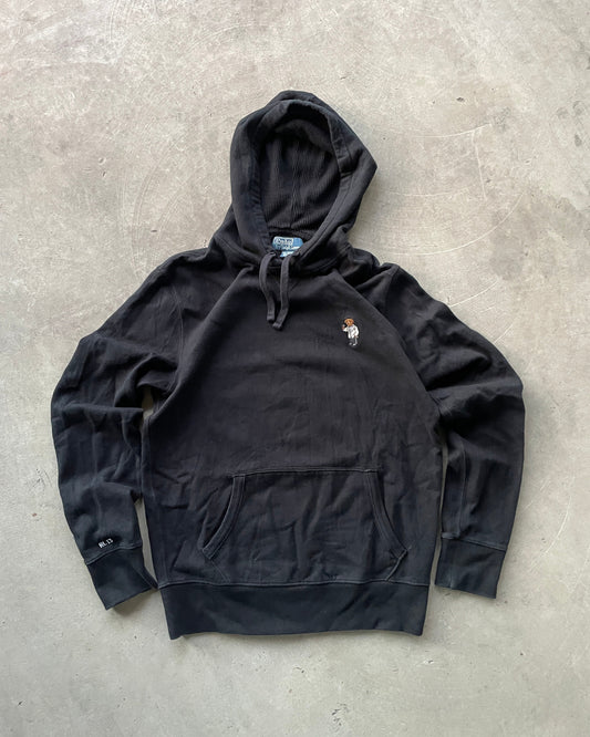 Ralph Lauren Polo Bear Vintage Black Hoodie - M